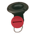 Sea-Dog Sea-Dog 357010-1 Deck Fill with Slotted Cap - Black with Red Cap 357010-1
